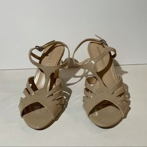 Franco Sarto L-Gable Tan Wedges
